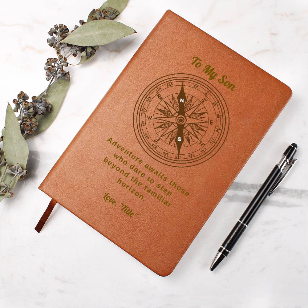 Graphic Journal with Free Gift Wrap-Compass Adventure