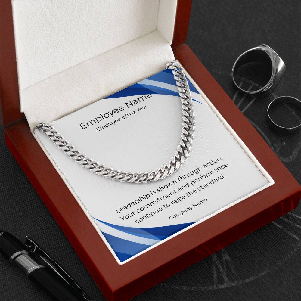 Cuban Link Chain-Employee Recognition-Year
