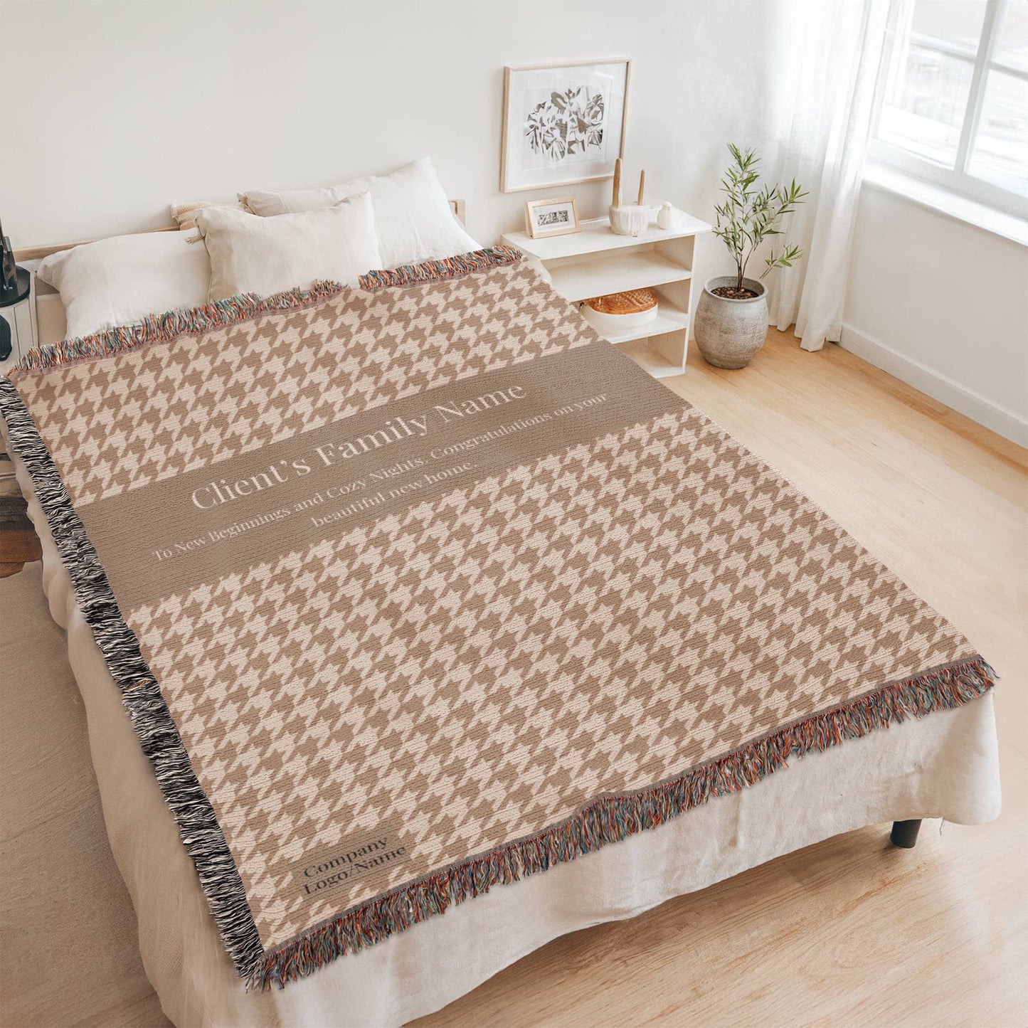 Heirloom Artwork Woven Blanket-Client Appreciation