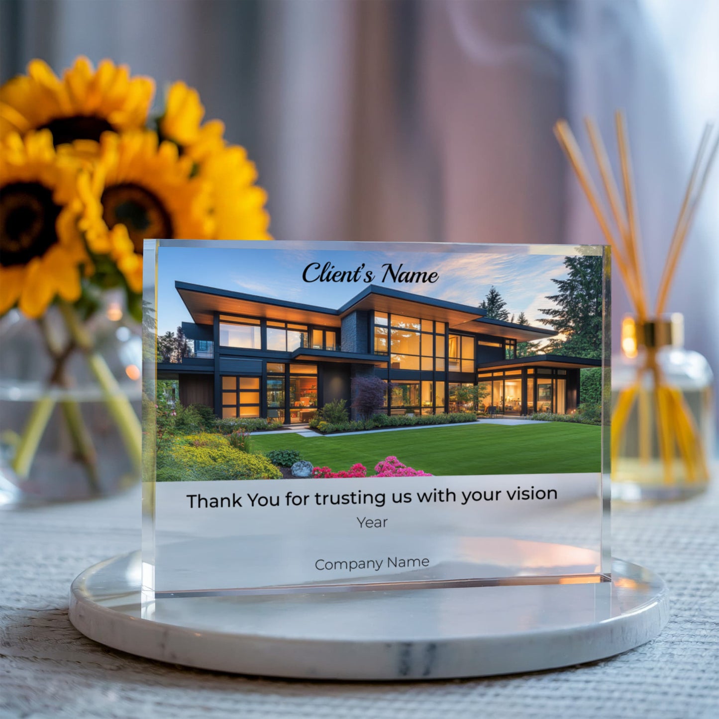 Printed Acrylic Block- Client Appreciation Gift