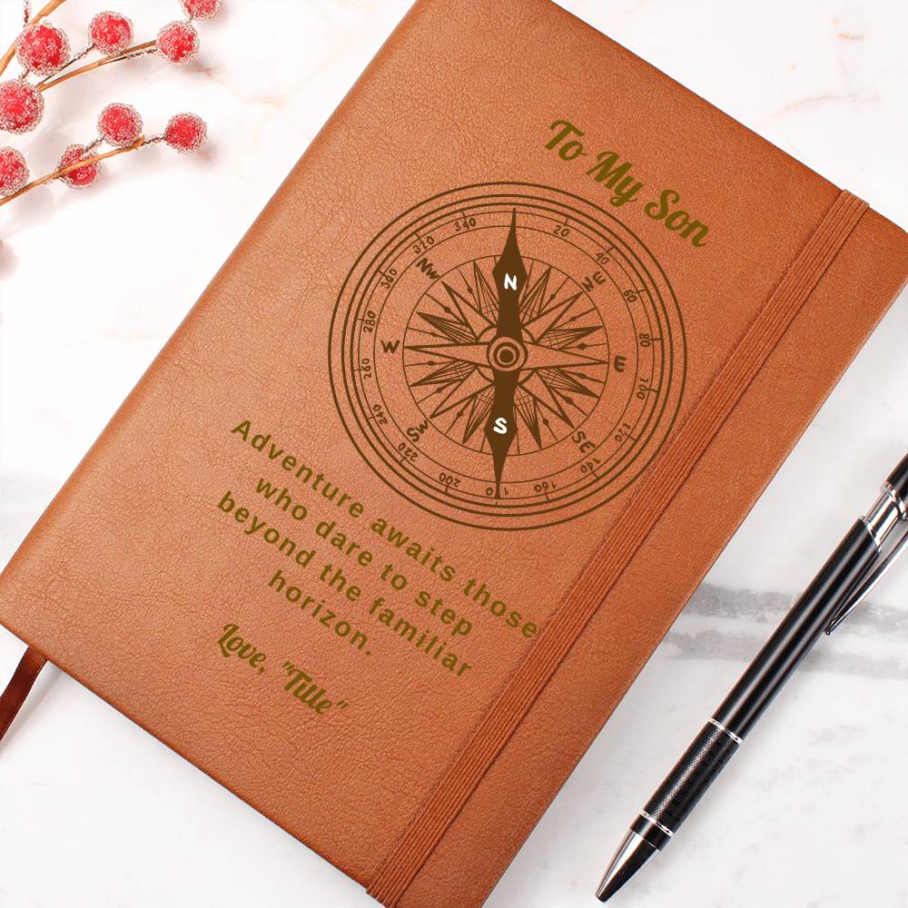 Graphic Journal with Free Gift Wrap-Compass Adventure