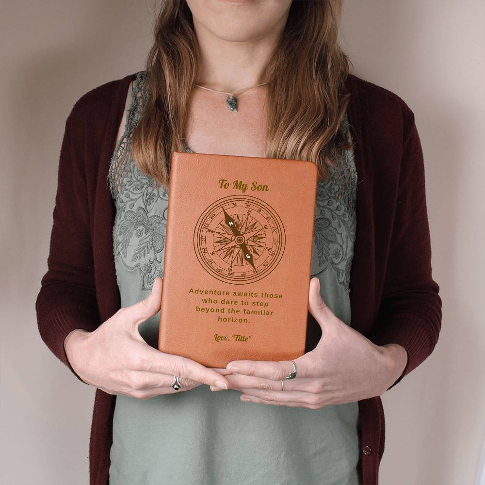 Graphic Journal with Free Gift Wrap-Compass Adventure
