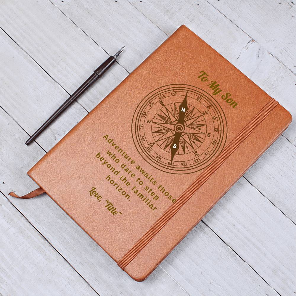 Graphic Journal with Free Gift Wrap-Compass Adventure