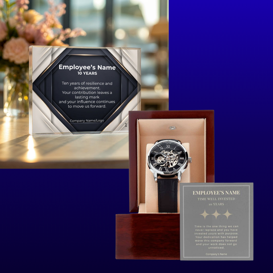 Employee 10th Milestone Gift bundle