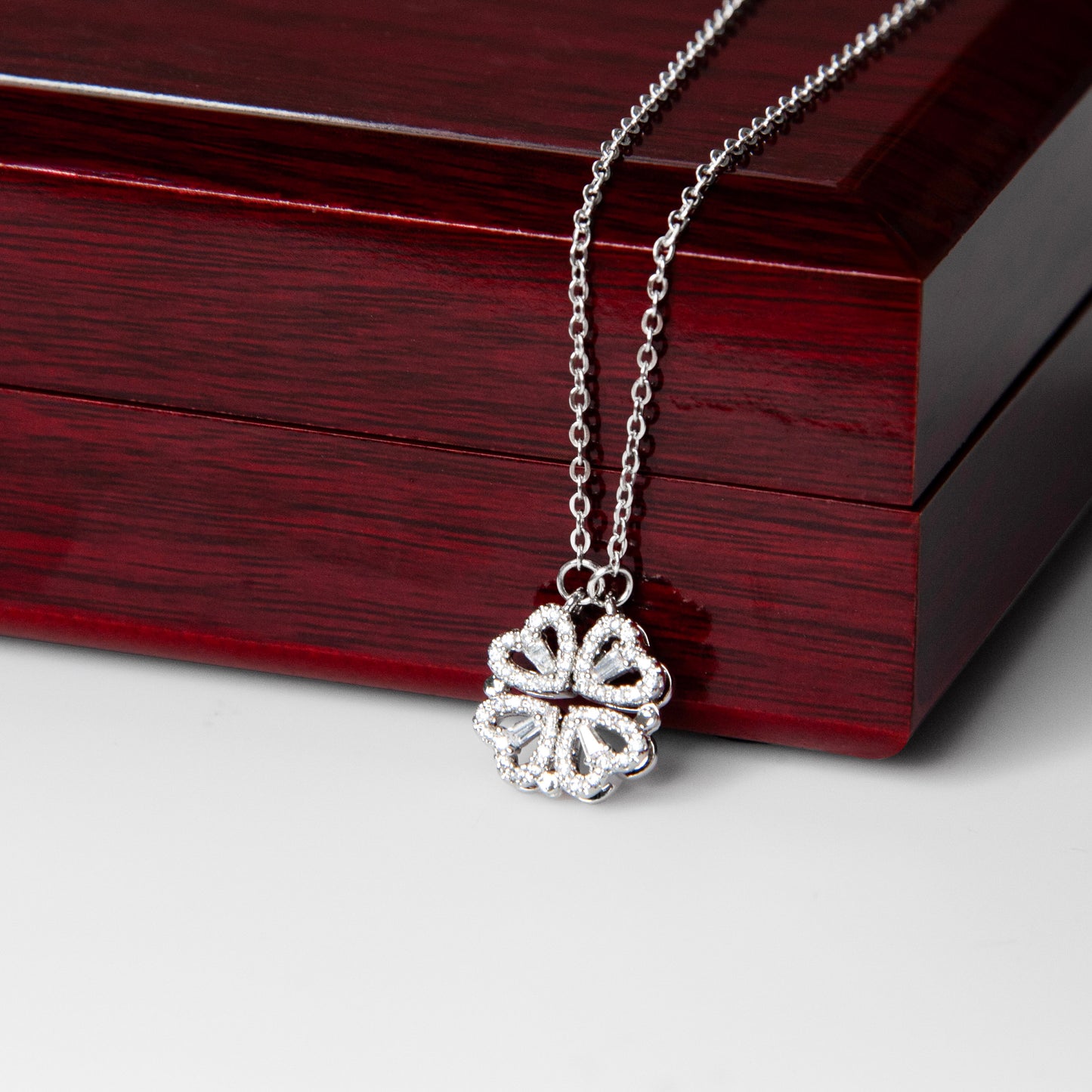 The Magnetic Hearts Necklace-To My Wife