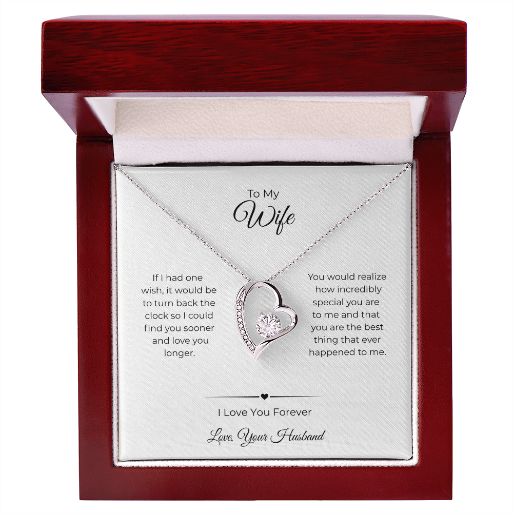 Dazzling Forever Love Necklace-For your Wife