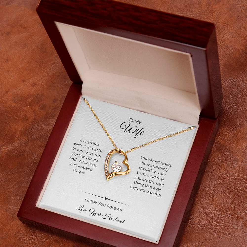 Dazzling Forever Love Necklace-For your Wife