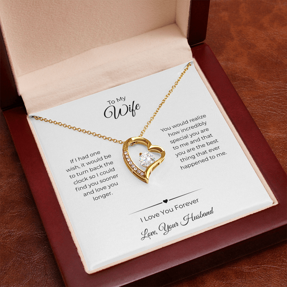 Dazzling Forever Love Necklace-For your Wife