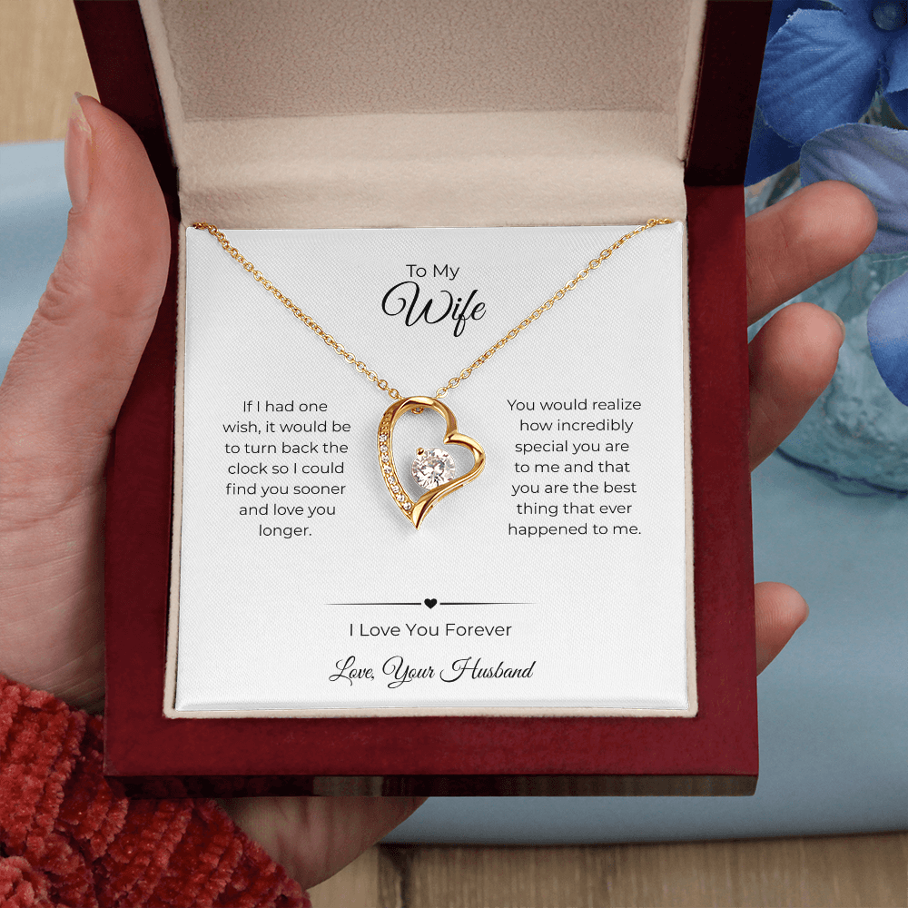 Dazzling Forever Love Necklace-For your Wife
