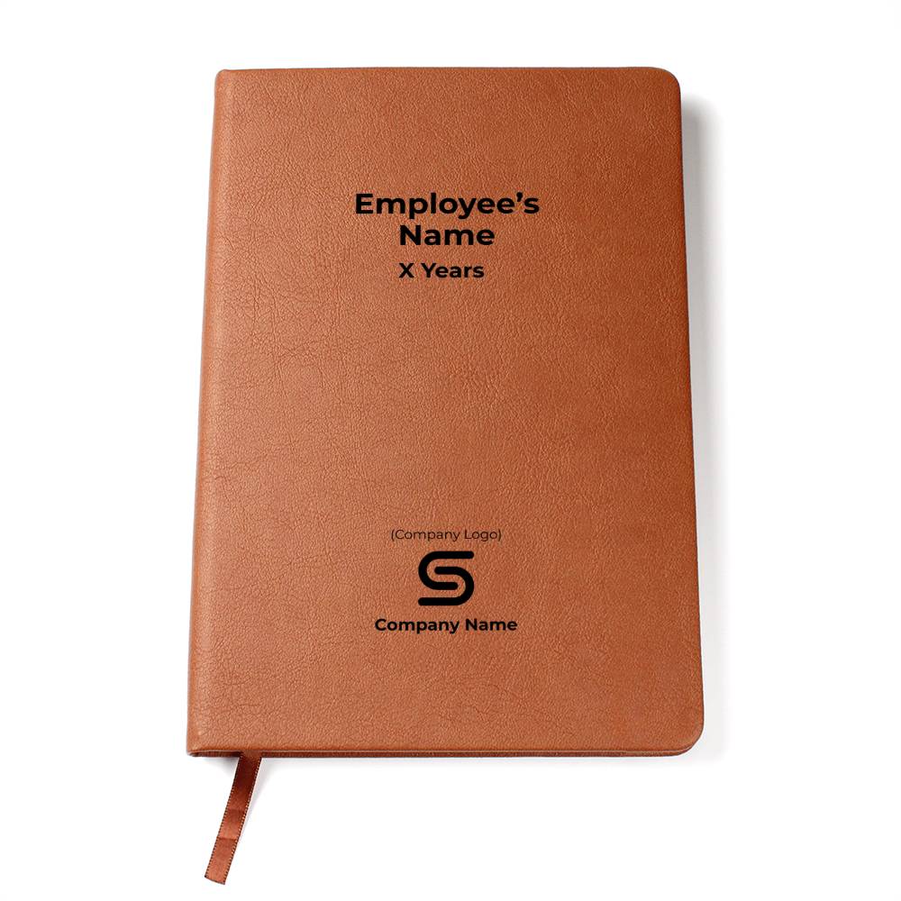 Graphic Leather Journal-Employee Milestone