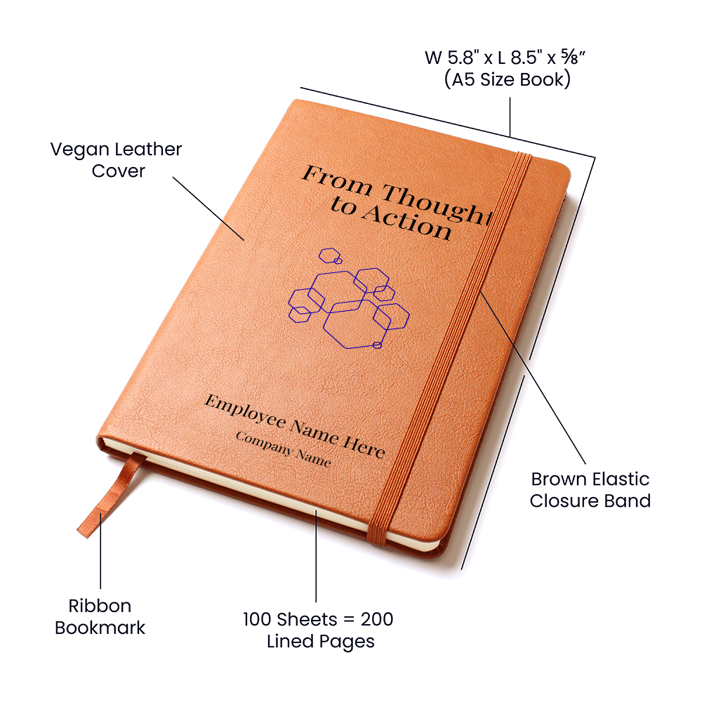 Graphic Leather Journal -Employee