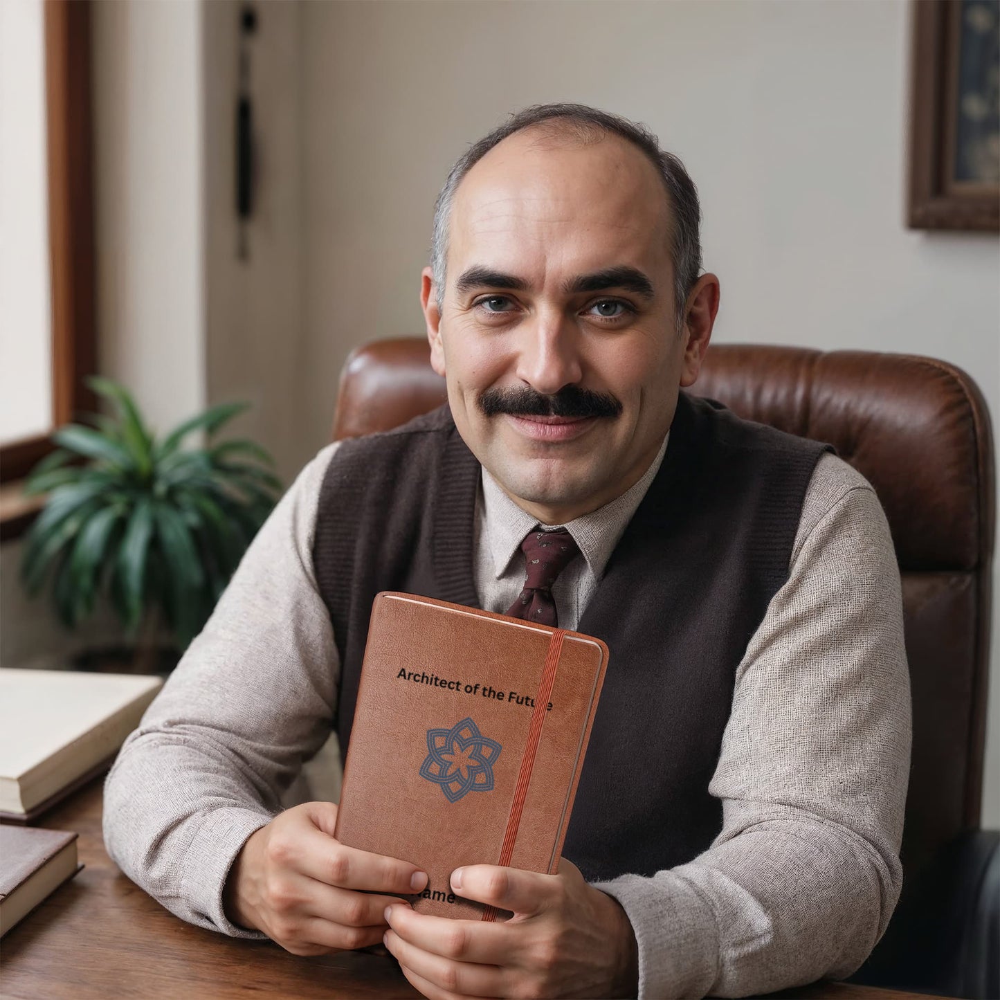 leather journal-Employee