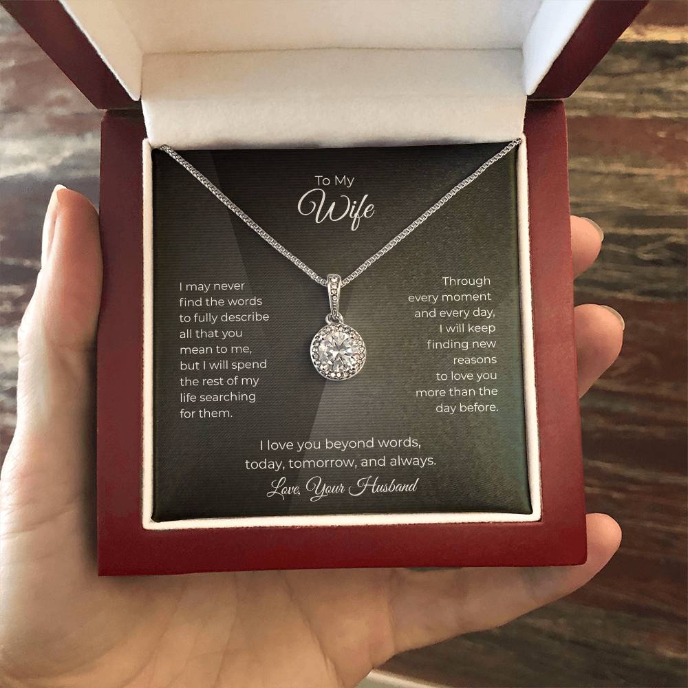 Dazzling Eternal Hope Necklace-For your Wife