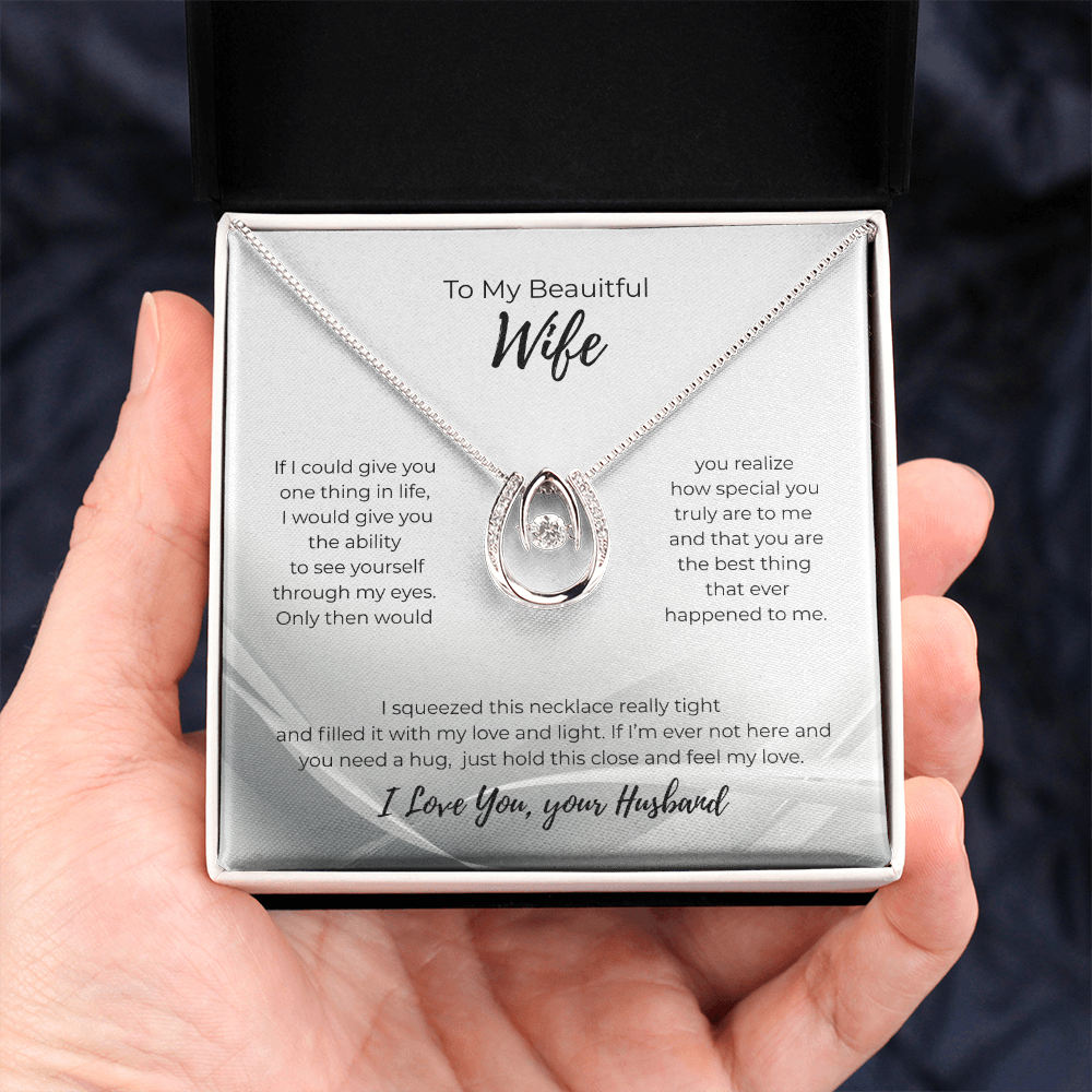 Lucky In Love Necklace For Your Wife