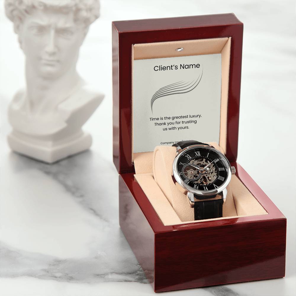 Men's Openwork Watch-Client Appreciation