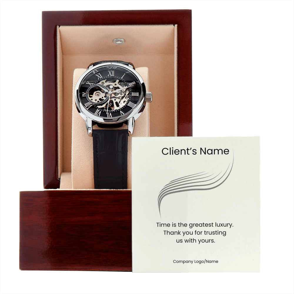 Men's Openwork Watch-Client Appreciation