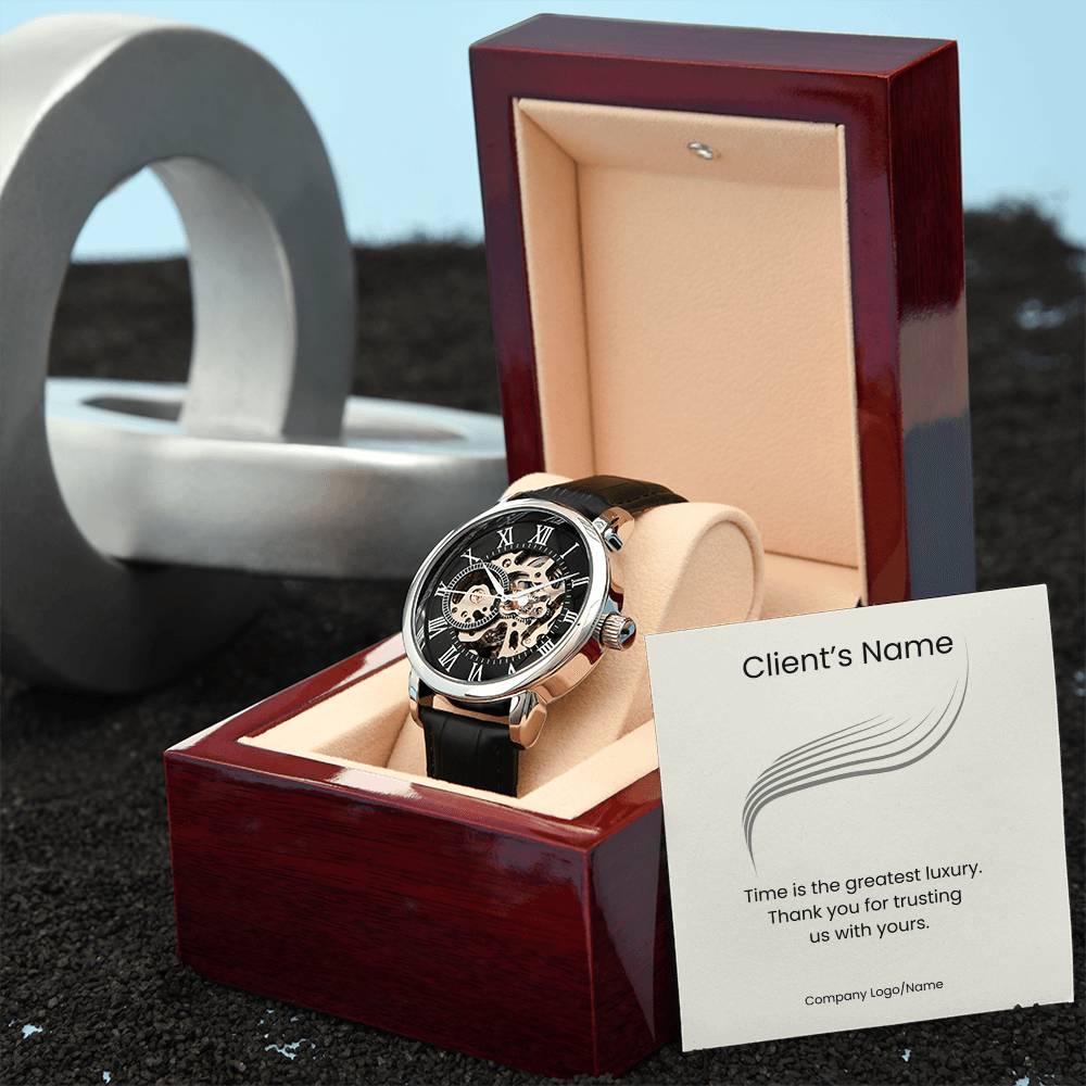 Men's Openwork Watch-Client Appreciation