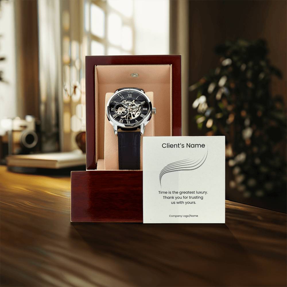 Men's Openwork Watch-Client Appreciation