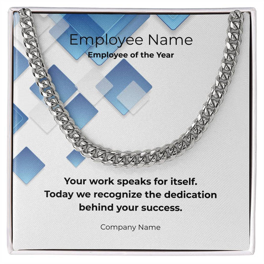 Cuban Link Chain-Employee Recognition-Year