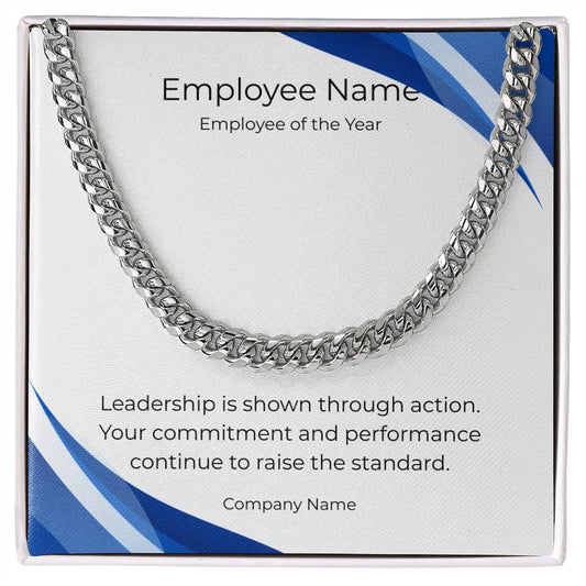Cuban Link Chain-Employee Recognition-Year