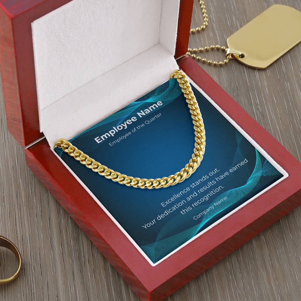 Cuban Link Chain-Employee Recognition-Quarter