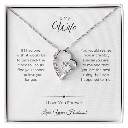 Dazzling Forever Love Necklace-For your Wife