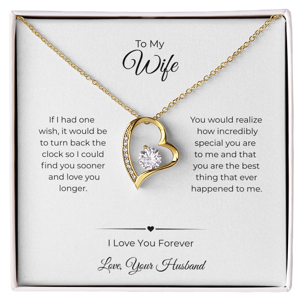 Dazzling Forever Love Necklace-For your Wife