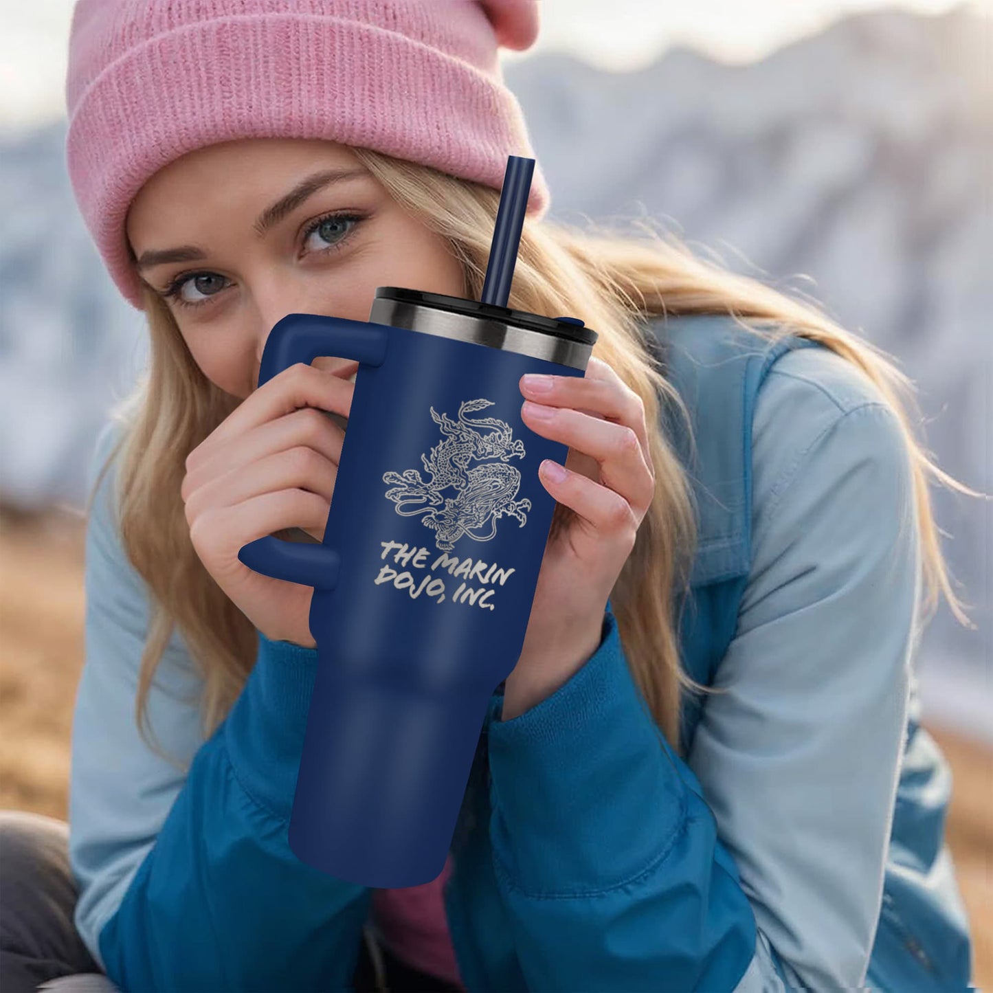 Pinnacle 40oz Tumbler- Business & Hospitality Gifts-Dojo Logo