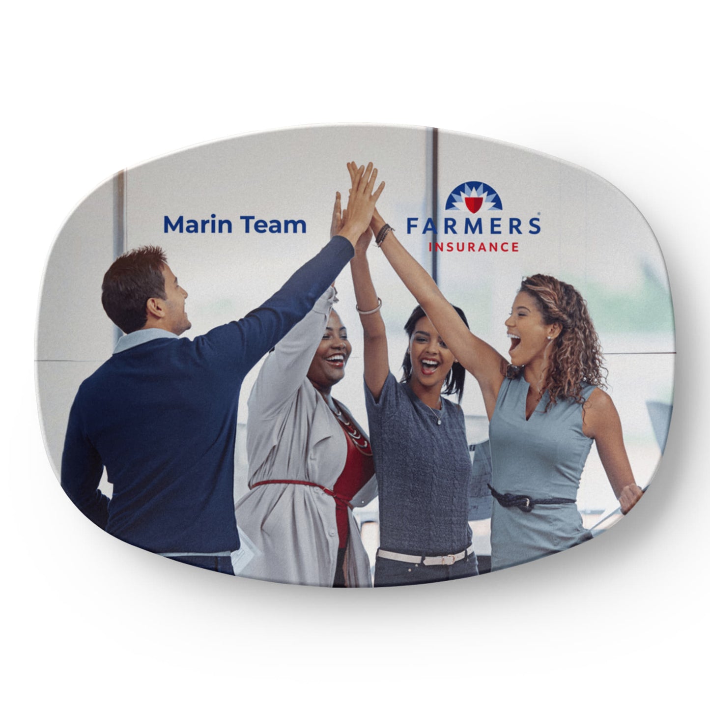 Custom printed serving 10” x 14” Platter- Business Branded Serving Platter