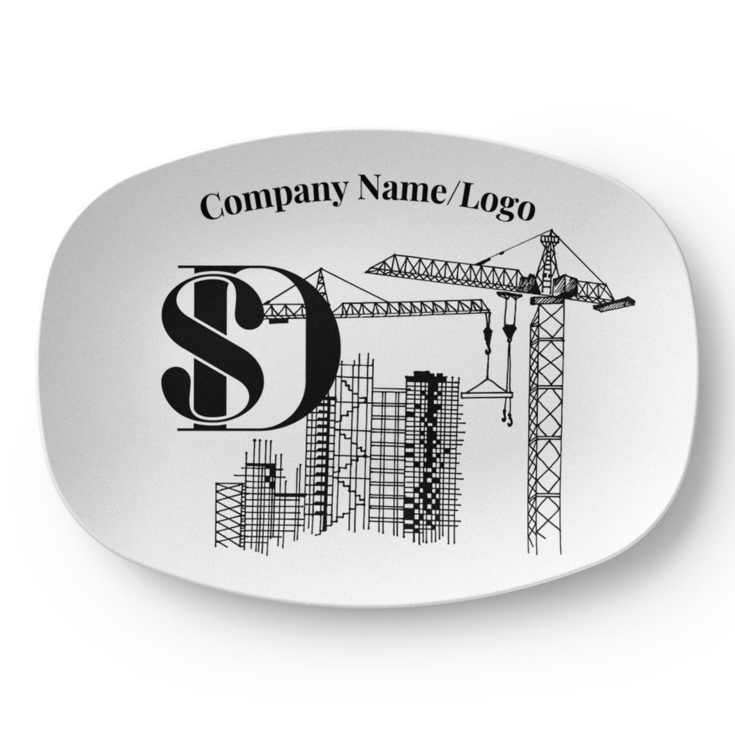 Custom printed serving 10” x 14” Platter- Business Branded Serving Platter