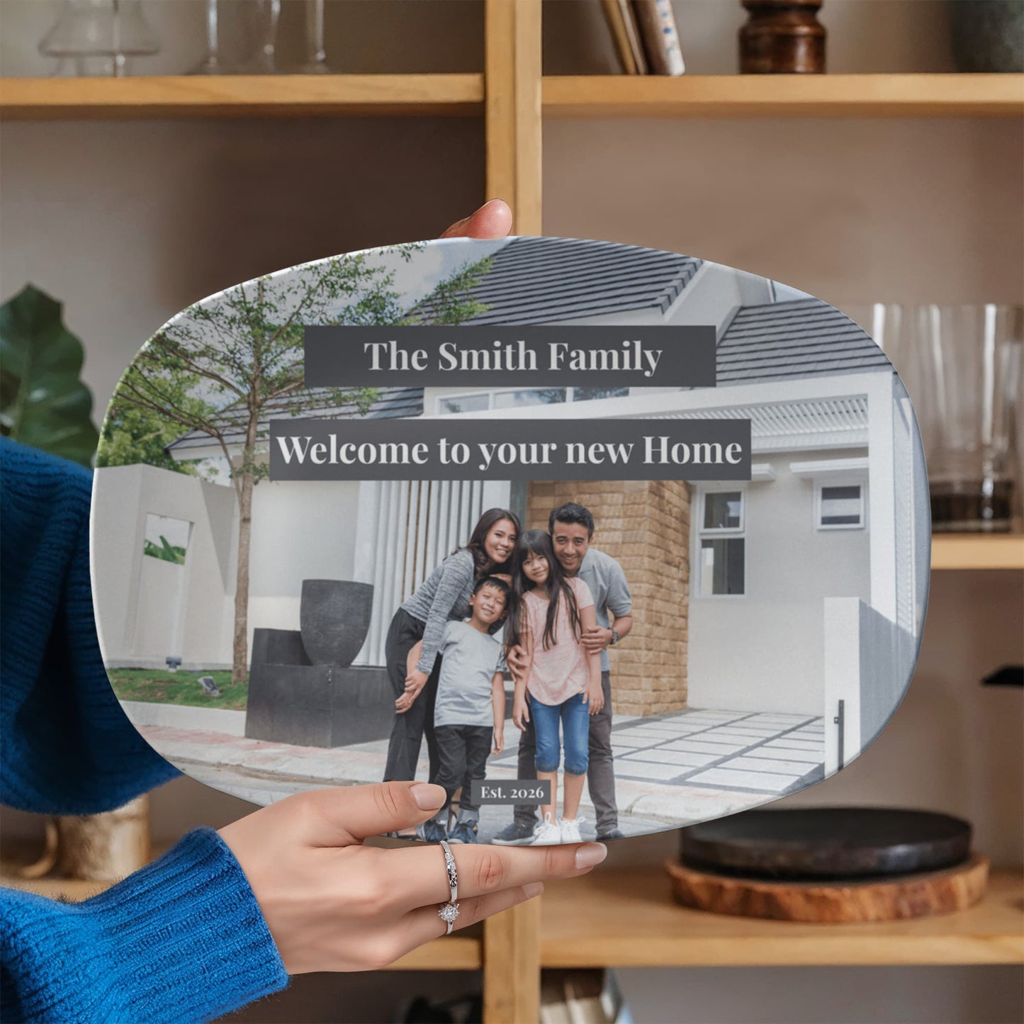 Custom printed serving 10” x 14” Platter- Client Appreciation Gift