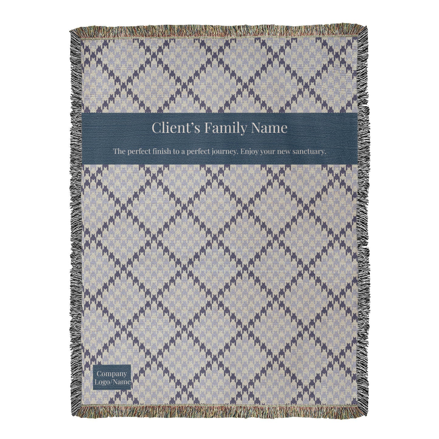 Heirloom Artwork Woven Blanket-Client Appreciation