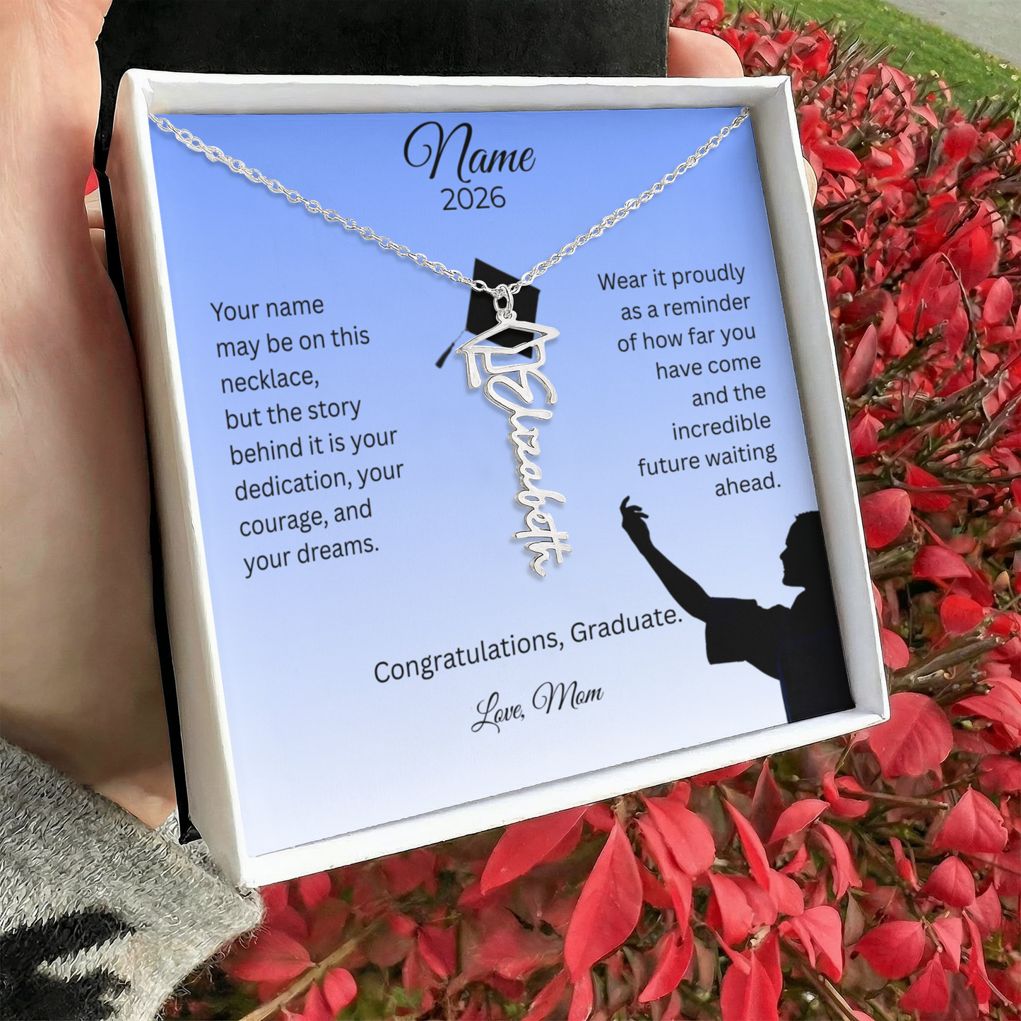 Personalized Graduation Name Necklace