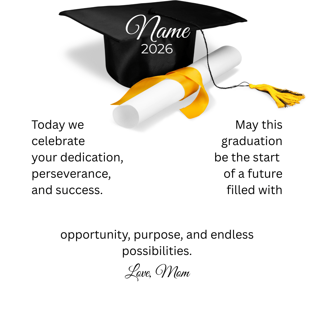 Personalized Graduation Name Necklace