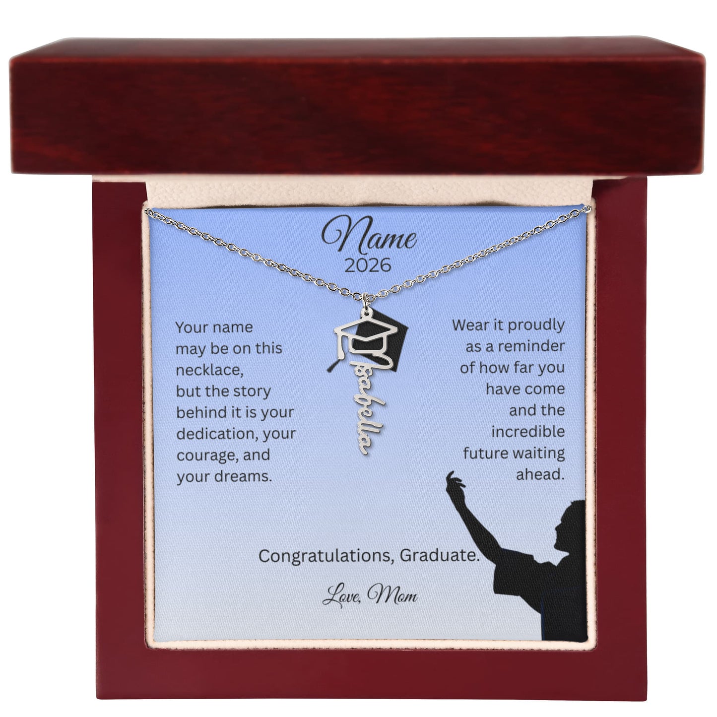 Personalized Graduation Name Necklace