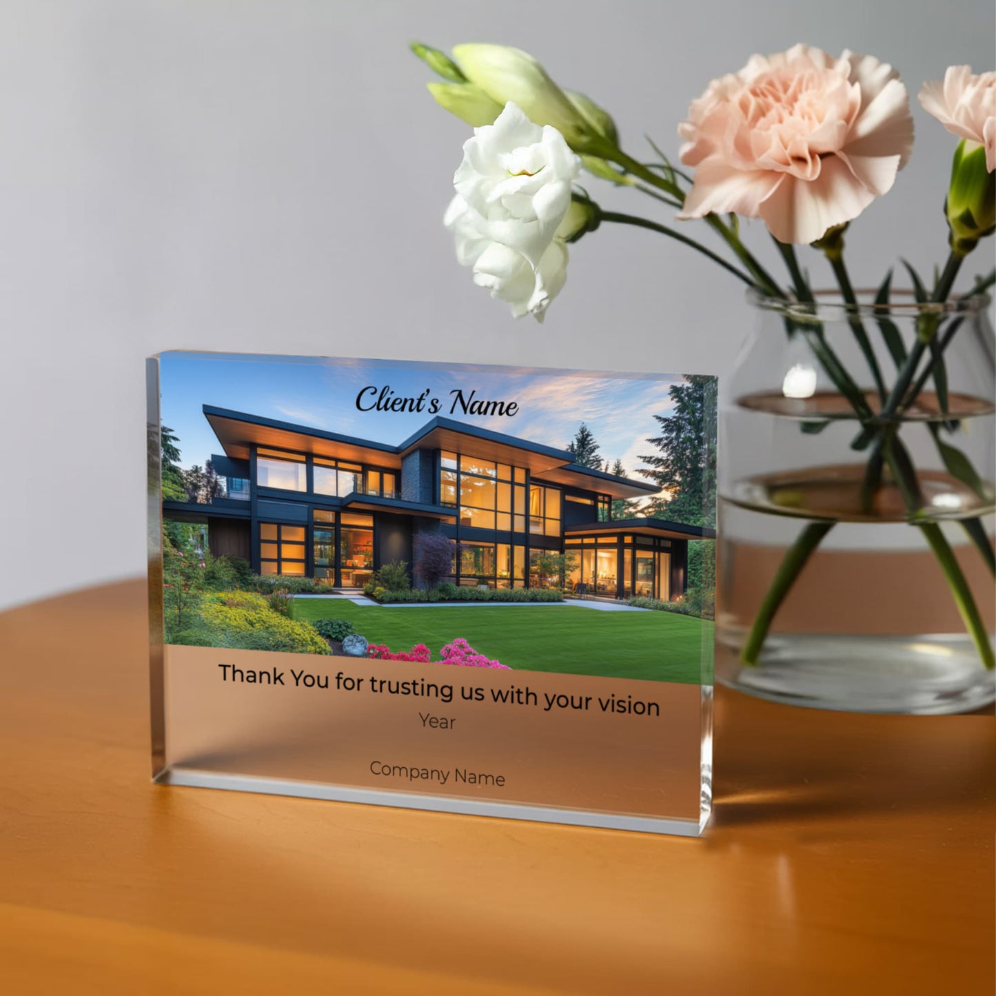 Printed Acrylic Block- Client Appreciation Gift